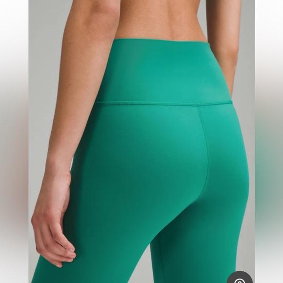 LULULEMON WUNDER TRAIN HIGH RISE TIGHT 28” GREEN COLOR SIZE 10 NWT - Picture 2 of 8